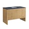 James Martin Vanities Hudson 48in Single Vanity, Light Natural Oak w/ 3 CM Charcoal Soapstone Top 435-V48-LNO-3CSP - alternate 2